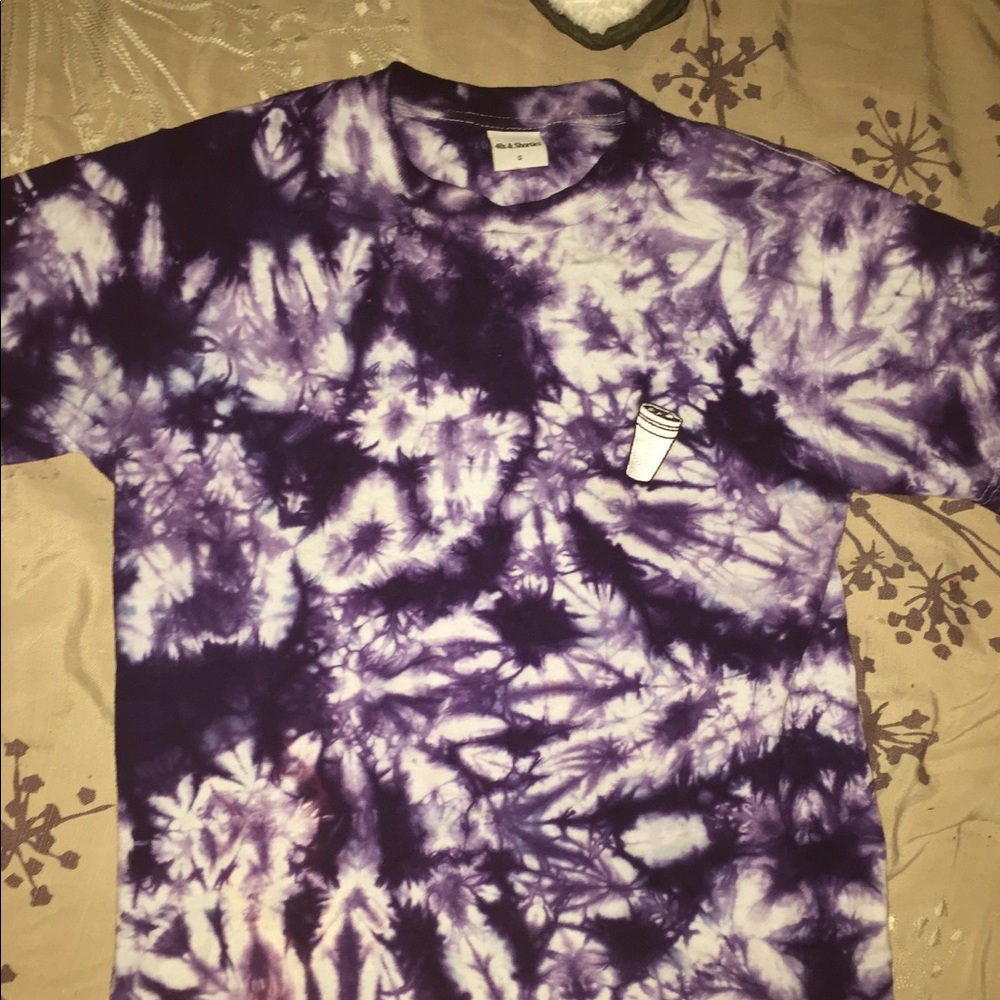 Purple Tye Die Double Cup T-shirt